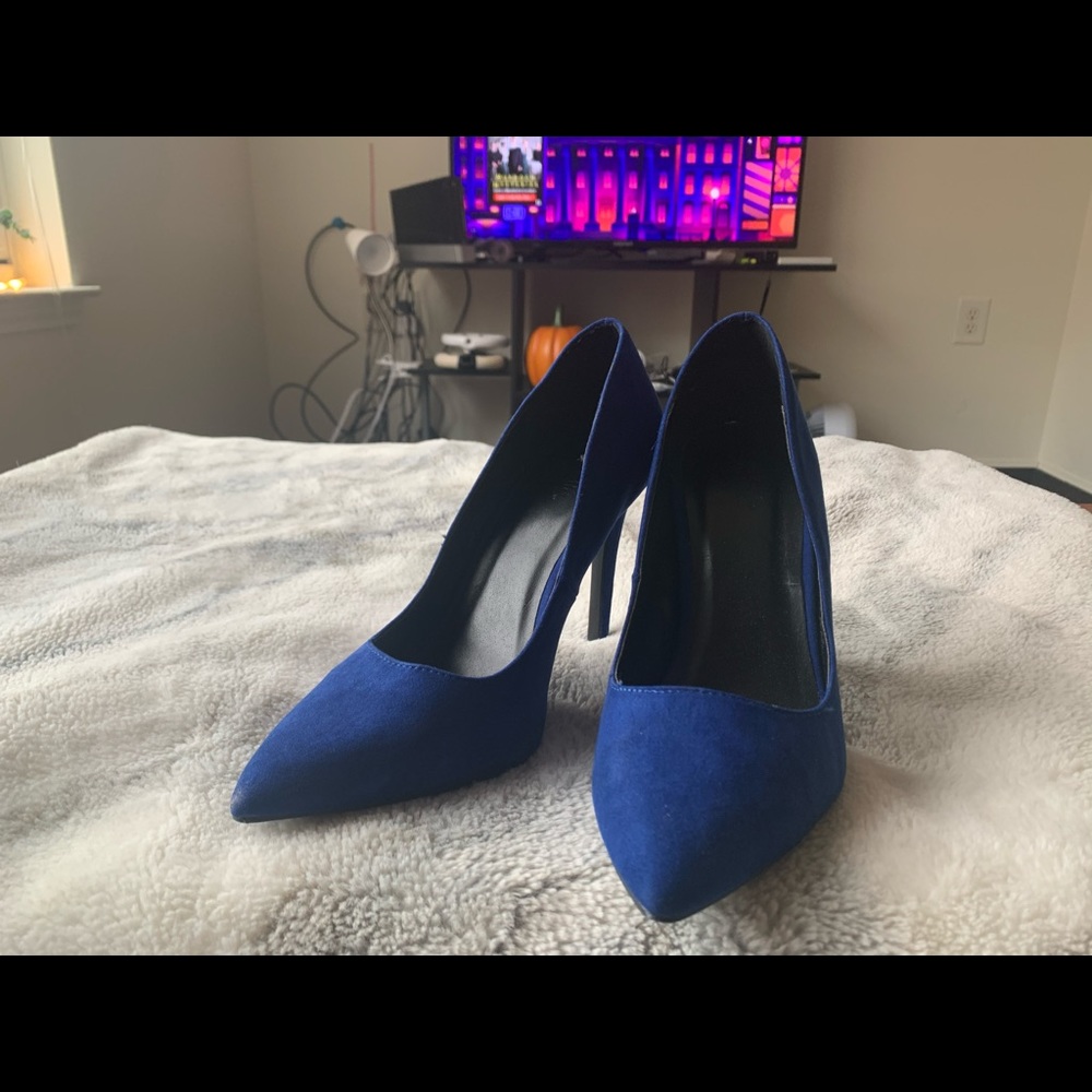 Blue Charlotte Russe heels